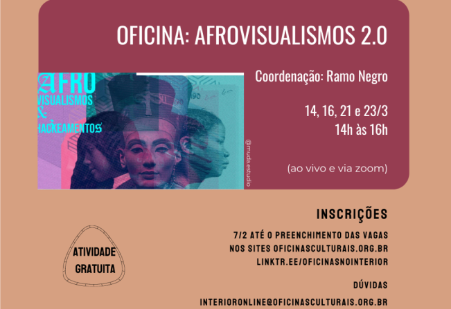 OFICINA: AFROVISUALISMOS 2.0
