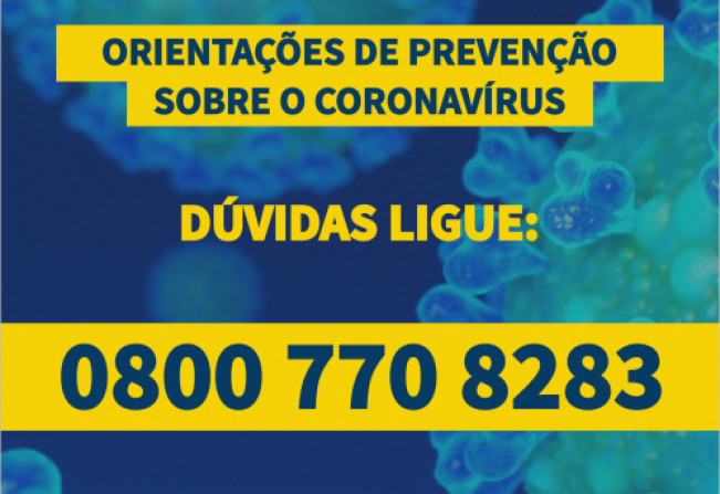 Serviço 0800 para orientação contra o Coronavírus continua em atendimento pela Prefeitura de Itapetininga 