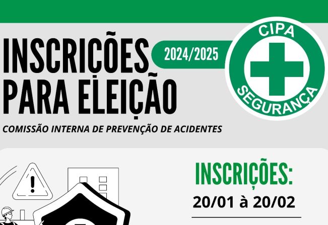 CIPA recebe inscrições de candidatos para gestão do biênio 2024/2025 até 20 de fevereiro