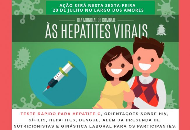 Ação no centro de Itapetininga marca Dia Mundial de Luta contra as Hepatites