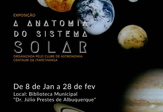 Exposição sobre astronomia é prorrogada até o próximo dia 28 na Biblioteca Municipal, em Itapetininga