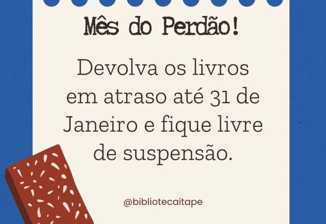 Bibliotecas Municipais de Itapetininga realizam campanha para devolução de livros