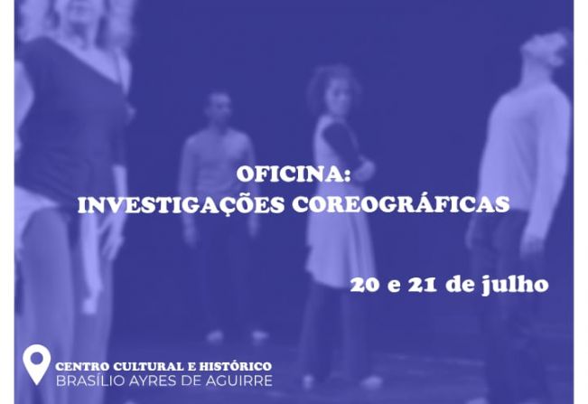 Centro Cultural apresenta oficina “Investigações Coreográficas” neste fim de semana
