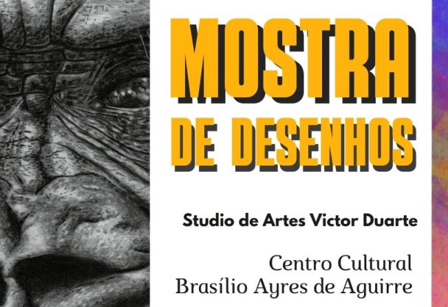 Mostra de desenhos começa nesta quarta-feira, dia 25, no Centro Cultural