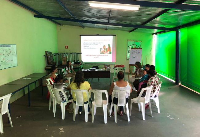 Mães adolescentes de Itapetininga passaram por oficina de conscientização