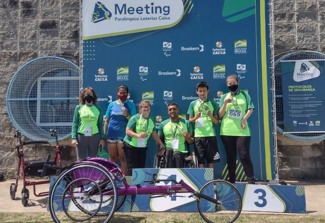 Sete atletas de Itapetininga conquistam medalhas em competição paralímpica nacional