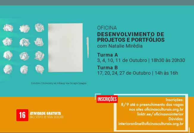 Oficina: “Desenvolvimento de Projetos e Portfólios” em Itapetininga