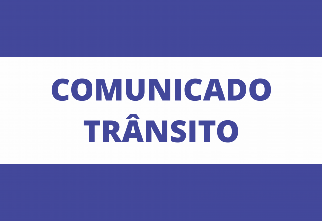 COMUNICADO TRÂNSITO ITAPETININGA