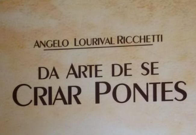 Angelo Ricchetti lança o livro “Da Arte de se Criar Pontes” no Centro Cultural em Itapetininga