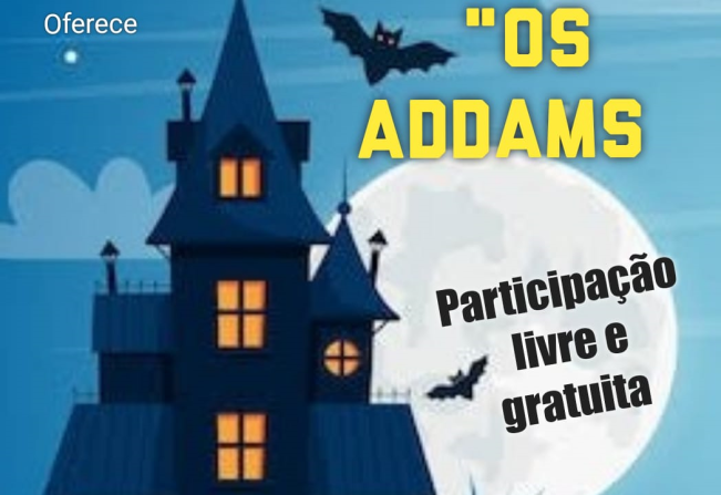 Biblioteca Municipal receberá espetáculo “Os Addams” nesta quarta e quinta-feira