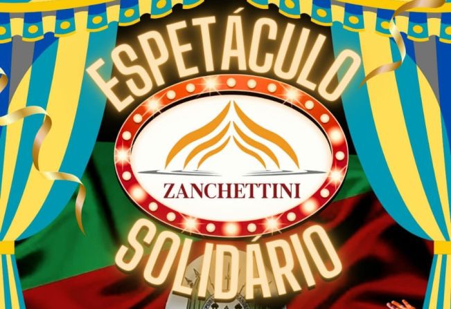 Circo Zanchettini realiza espetáculo solidário nesta quarta (15) em Itapetininga em prol às vítimas das enchentes do Rio Grande do Sul