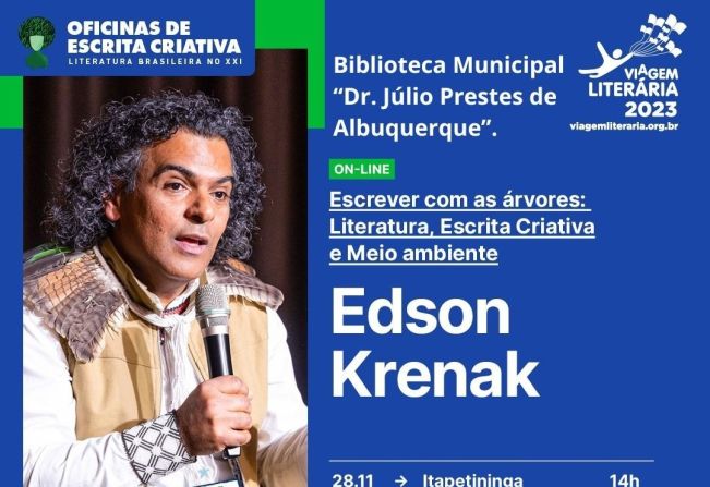 Biblioteca Municipal de Itapetininga promove segundo módulo de Oficina de Escrita Criativa de forma virtual