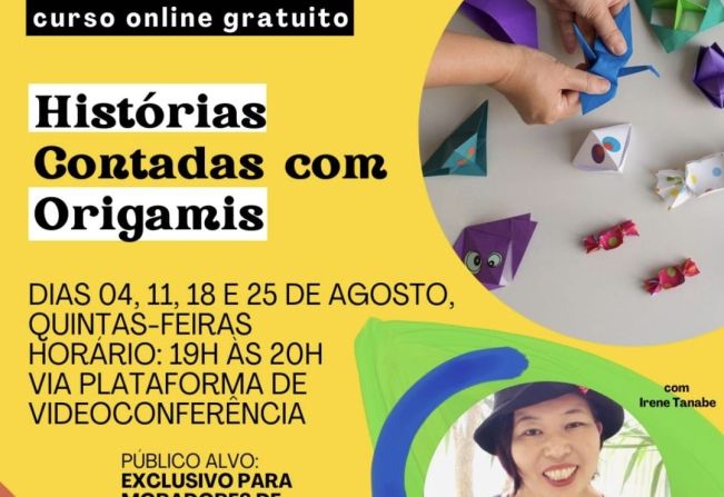 Biblioteca Municipal realiza parceria para curso de contação de histórias com origami em Itapetininga