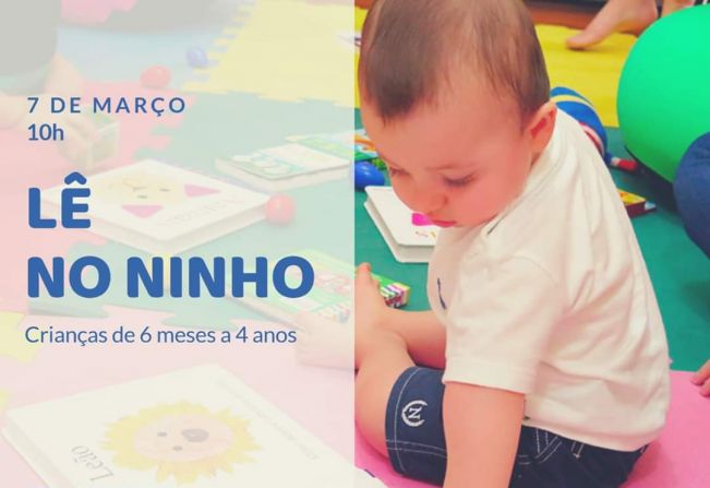Lê no Ninho terá mais uma edição neste sábado (07) na Biblioteca Municipal