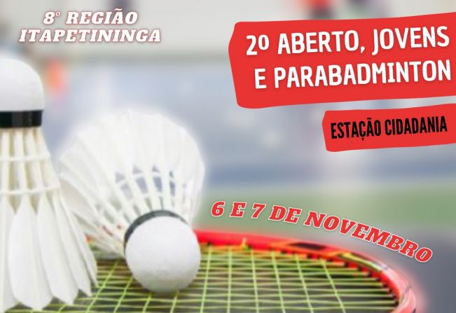 2º aberto de jovens e parabadminton