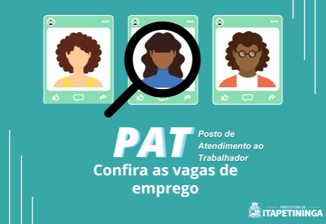Vagas do PAT Itapetininga 16 de abril