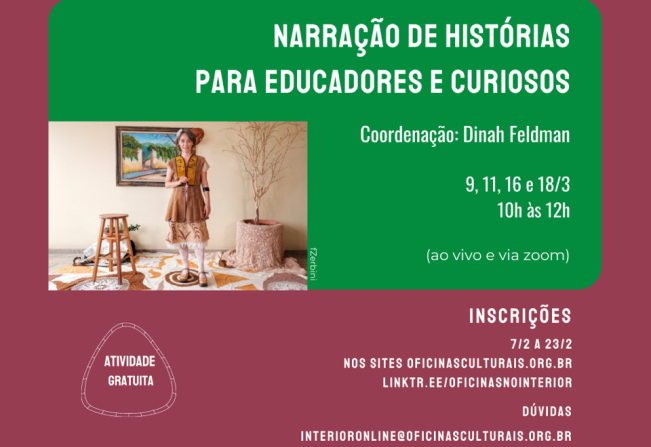 NARRAÇÃO DE HISTÓRIAS PARA EDUCADORES E CURIOSOS
