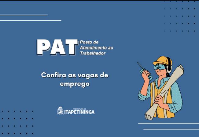 Vagas do PAT Itapetininga 01 de junho