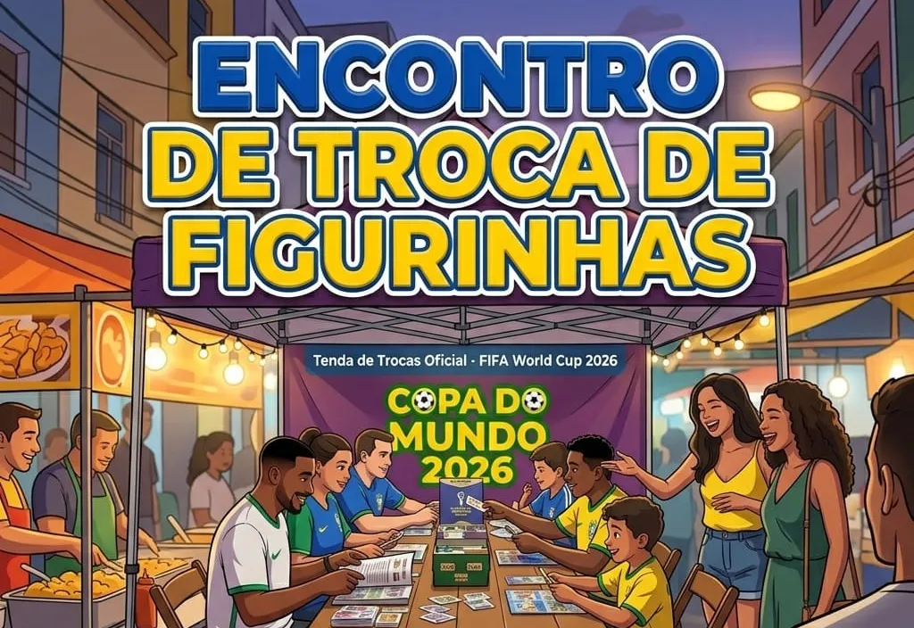 “Feira da Lua”, em Itapetininga, atrai colecionadores para encontro de troca de figurinhas da Copa do Mundo