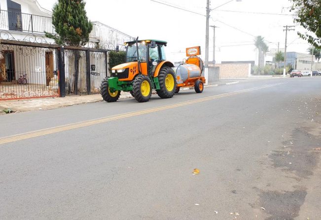 Prefeitura e iniciativa privada se unem em parceria para nebulização