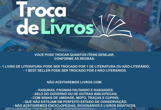 Biblioteca Municipal “Dr. Júlio Prestes de Albuquerque”, em Itapetininga, promove primeira edição da “Troca de Livros” de 2023