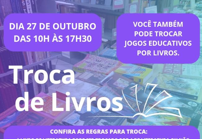 Biblioteca Municipal “Dr. Júlio Prestes de Albuquerque” realiza mais uma edição da “Troca de Livros” em Itapetininga