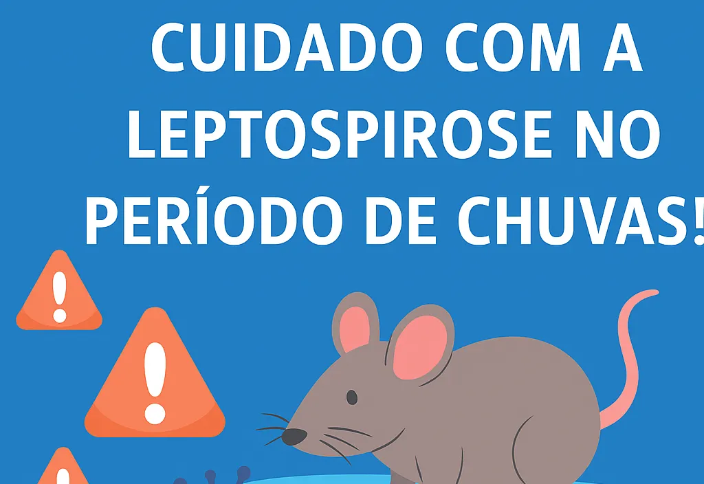Secretaria de Saúde informa sobre prevenção à Leptospirose no período chuvoso