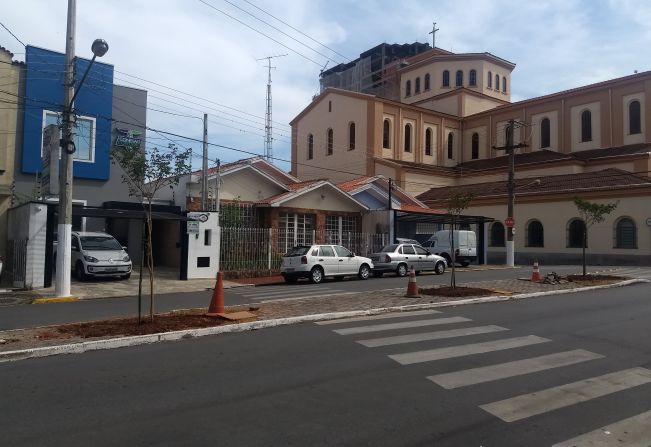 Centro de Itapetininga recebe plantio de novas mudas de árvores