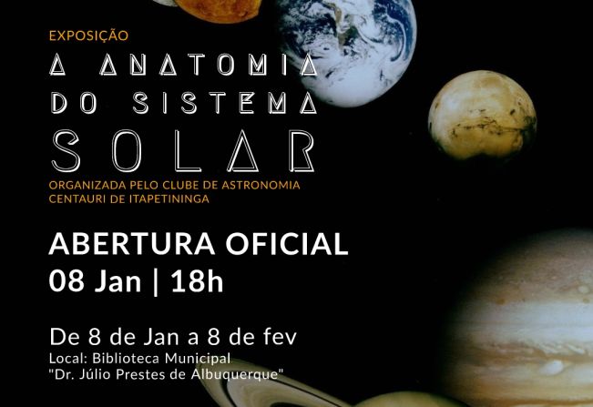Itapetininga terá exposição sobre o Sistema Solar na Biblioteca
