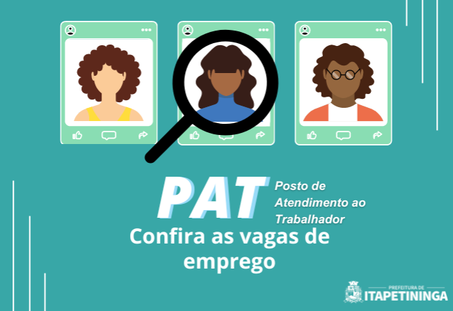 Vagas do PAT Itapetininga 07 de junho