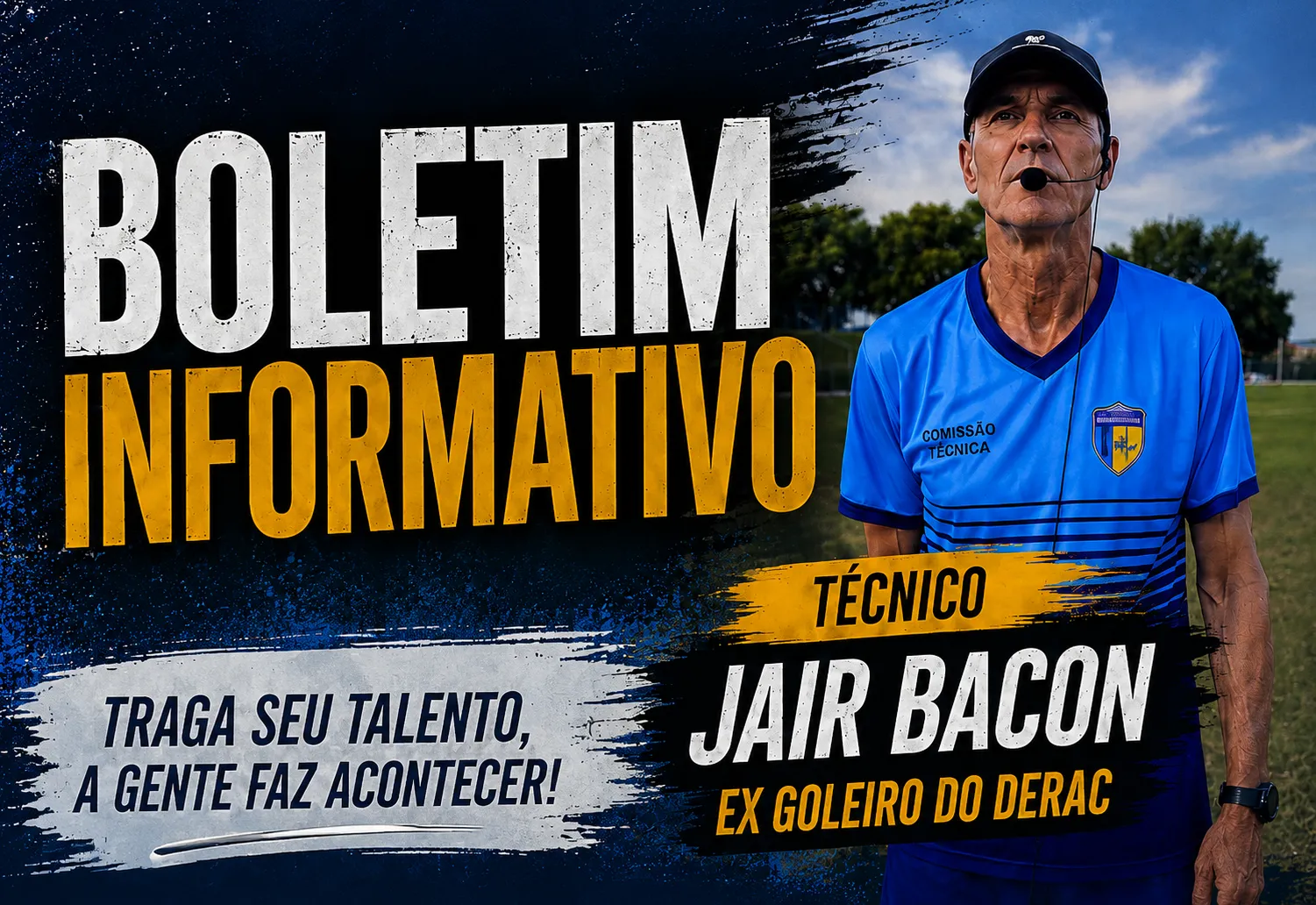 Estão abertos os treinos para o Futebol de Campo nas categorias sub 11, sub 13 e sub 15 em Itapetininga