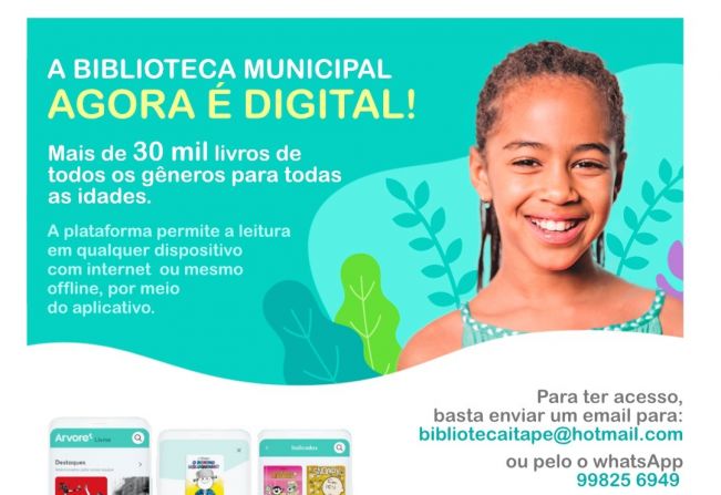 Biblioteca Digital de Itapetininga possui 30 mil títulos que podem ser baixados para leitura de forma gratuita