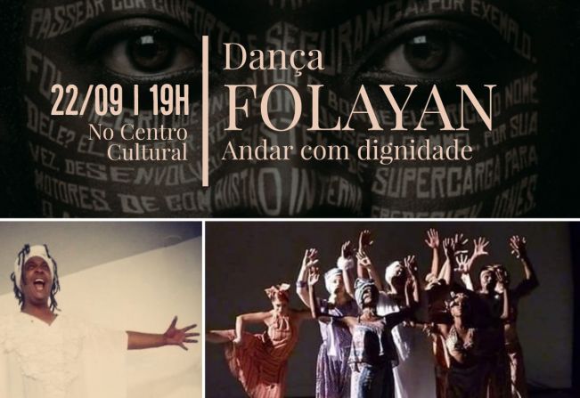 Dança Folayan no Centro Cultural de Itapetininga