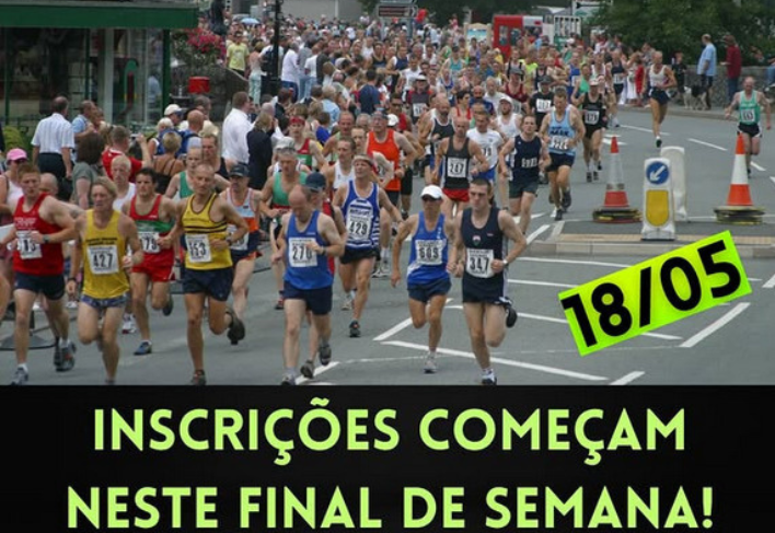 Inscrições para a 1ª Meia Maratona 