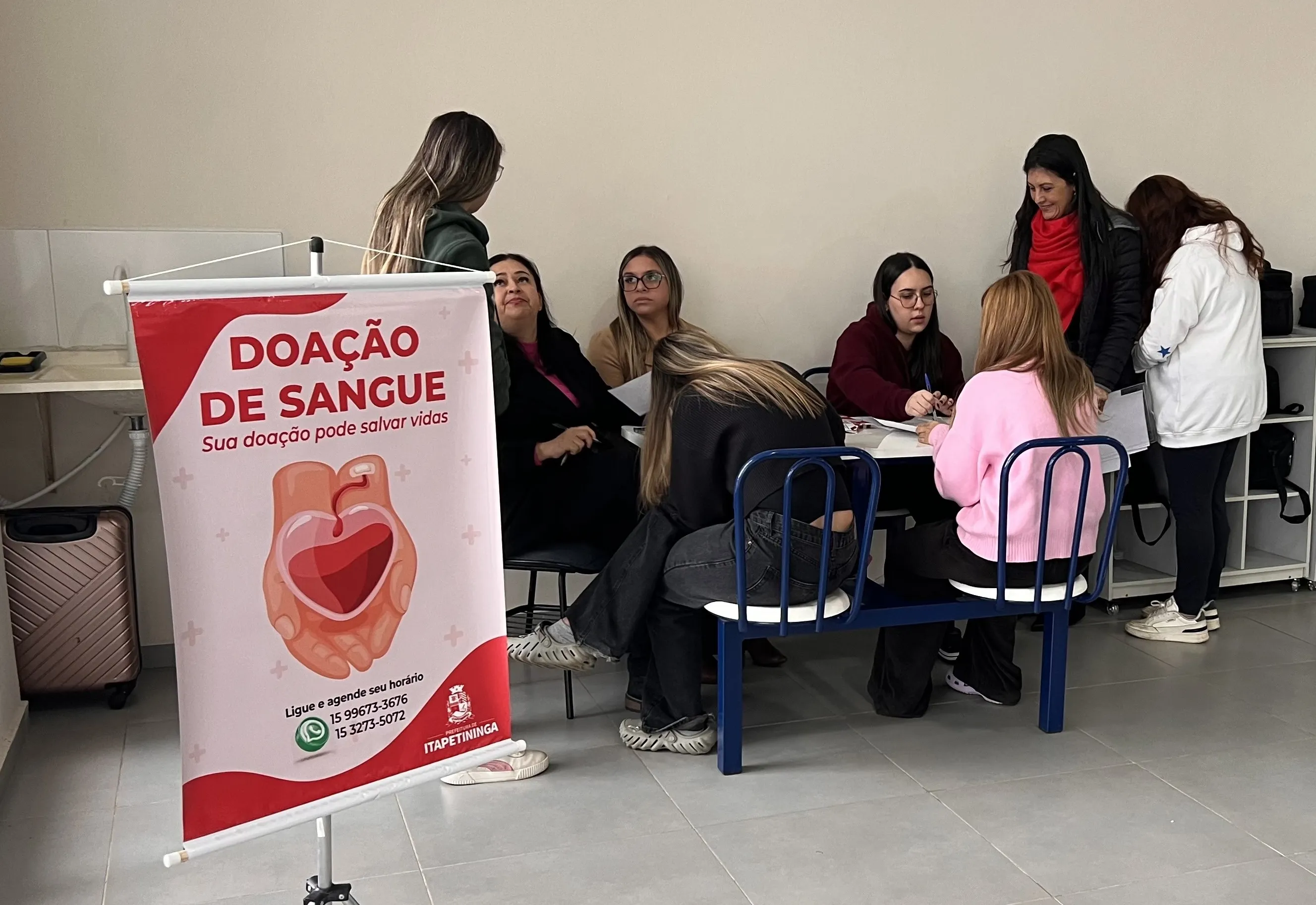 USCS Itapetininga promove ação de doação de sangue com alunos de medicina