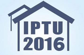 IPTU 2016 COMEÇOU A SER ENTREGUE