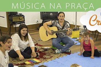 Música na Praça para Crianças será nesta quarta