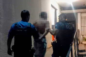 Guarda Municipal prende suspeito por agredir mulher em Itapetininga
