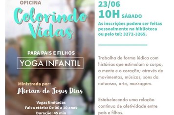 Biblioteca de Itapetininga oferece oficina “Colorindo Vidas”