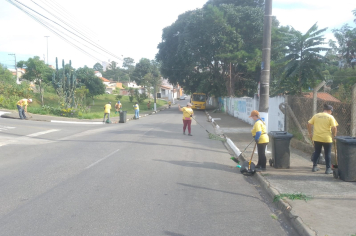 Secretaria de Serviços Públicos realiza manutenção e limpeza nas áreas públicas durante o Carnaval