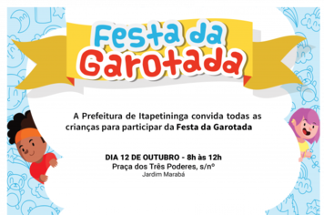 Município organiza festa inédita para marcar o Dia das Crianças