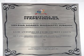 Vila Dignidade recebe nome