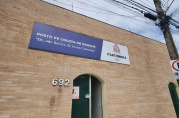 Dia Nacional do Doador de Sangue reúne doadores no Posto de Coleta em Itapetininga