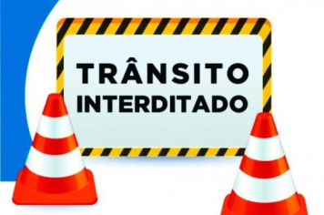 COMUNICADO PREFEITURA DE ITAPETININGA INTERDIÇÃO DE RUAS