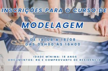Fundo Social de Solidariedade de Itapetininga abre inscrições para dois cursos: Modelagem e Costura para Iniciante 