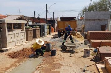 Cemitério São João Batista recebe obras de melhorias em Itapetininga