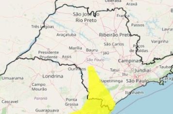 Alerta de temporais na região de Itapetininga