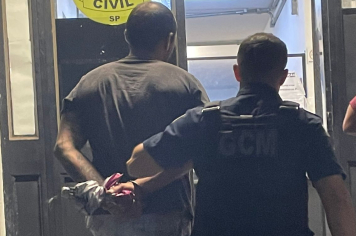 Guarda Municipal prende homem com mandado de prisão em aberto