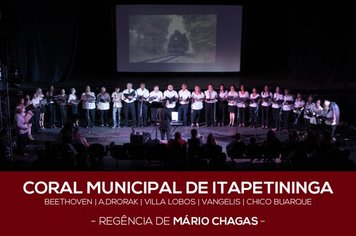 Coral Municipal realiza mais uma apresentação nesta quinta-feira (6)