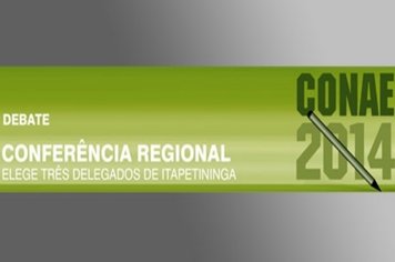 Conferência Regional da CONAE elege três delegados de Itapetininga